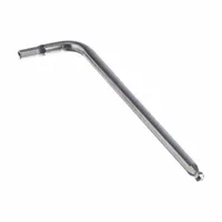BETA Hex Key: 1 Ball Ends, 4 mm Tip Size, Metric, Long, Stainless Steel, Satin, 4 1/4 in Long Arm Lg (MPN 000961444)