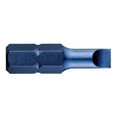 WESTWARD Insert Bit: Insert Bit, Slotted Head, Imperial, 6F-8R Bit Industry Size - Insert Bits