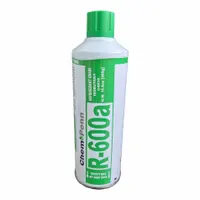 CHEMPENN R-600A is a hydrocarbon (HC) refrigerant classified as A3, supplied in a 10.6 oz white cylinder. It is used as a refrigerant charge in refrigeration systems, particularly in refrigerators