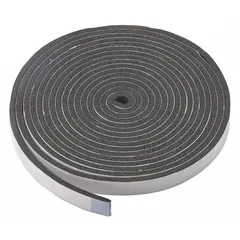 This rubber replacement gasket is designed for grease interceptors used in commercial kitchen drainage systems. It seals joints between interceptor sections to prevent leaks. The matte black gasket has a 20 ft overall length for custom fitting. Includes only the replacement gasket.
