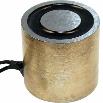 MAG-MATE Electromagnetic Lift: Continuous Duty, Round Magnet, 25 lb Max Load Capacity - Concentrated-Power Round Electromagnets