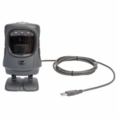 BRADY Barcode Scanner: Dark Gray, Cable, 1D Scanner/2D Scanner - Hands-Free Barcode Label Scanners