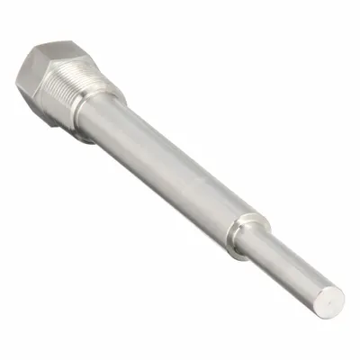 WINTERS Threaded Thermowell: Stainless Steel, For 9 in Stem Lg, 7 1/2 in Insertion Lg - Stepped-Shank Threaded Thermowells