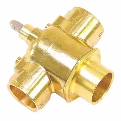 The ERIE VT3315 is a 3/4" sweat connection, 3-way zone valve with a flow coefficient of 5.0 CV. It is used in hydronic HVAC systems to regulate the flow of hot water or chilled water for zone-based temperature control.