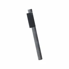 Steel downrod with silver finish, 120 inches long, includes mounting hardware. Used to extend ceiling fan drop for proper airflow clearance in rooms with high or vaulted ceilings.