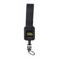 Key Retractor: 7/8 in Key Ring Dia, Nylon, Black, 36 in Key Retractor Extended Lg (MPN RT2-5831)