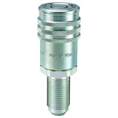 PARKER FEM Series Hydraulic Quick-Connect Coupling Body - FEM Series Hydraulic Quick-Connect Coupling Bodies