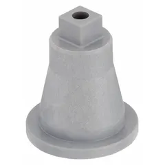 Plastic handle base designed for American Standard Hampton series faucets. Replaces the base that supports the handle lever in the handle assembly. Suitable for residential and commercial plumbing repairs where a direct replacement part is needed.