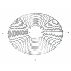 HVACR base, housing, or mounting kit designed to secure and protect fan or motor assemblies in commercial and industrial ventilation systems. Provides structural support and safety guarding for equipment in HVAC applications.