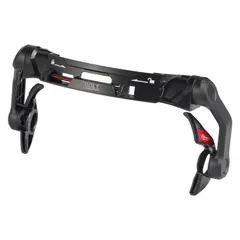Replacement mount for securing eye visors to compatible safety helmets. Used in construction, industrial maintenance, and manufacturing for head and face protection.