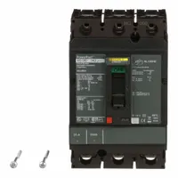 Molded Case Circuit Breaker: 25 A Amps, 65kA at 240V AC, Fixed, Line/Load Lug, ABC, 3 Poles, 600V AC (MPN HGL36025)