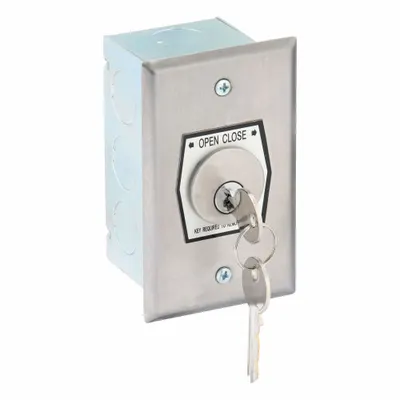 AMERICAN GARAGE DOOR SUPPLY HBF-1 Keyed Garage Door Opener Station - Keyed Garage Door Opener Stations