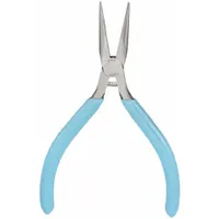 Long Nose Plier: ESD-Safe, 1 in Max Jaw Opening, 5 in Overall Lg, 1 1/4 in Jaw Lg, 0 in Tip Wd (MPN LN542N)