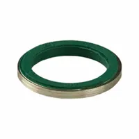 Sealing washer for 3/4 in conduit size, constructed of neoprene and zinc-plated steel. Used with fittings and enclosures to create a liquid-tight seal, preventing moisture and contaminants from entering electrical connections. Suitable for applications requiring environmental protection