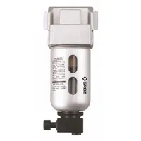 GROZ Compressed Air Filter: Particulate, 1/4 in NPT, 40 micron, 28 cfm, 145 psi Max Op Pressure (MPN F13913-S)