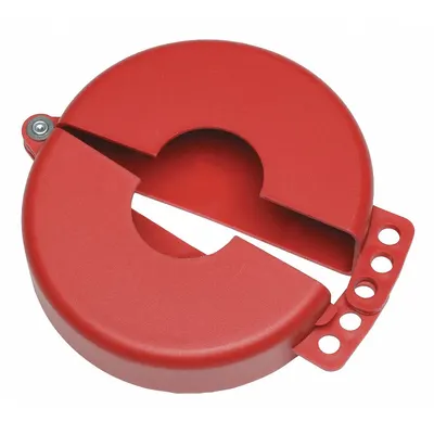 ABILITY ONE Hinged Gate Valve Lockout, 2-1/2 to 5 in Hand Wheel - Hinged Gate Valve Lockouts