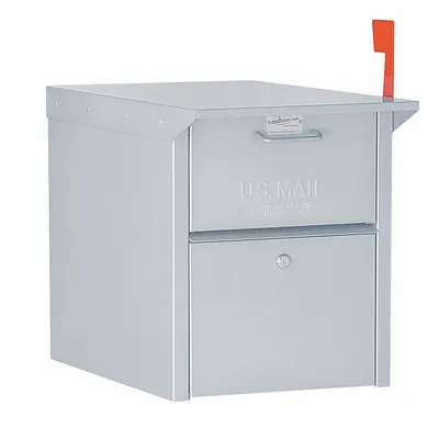 SALSBURY INDUSTRIES Mail Chest: 1 Doors, Horizontal, 17 1/4 in H x 14 3/8 in W x 23 in D, Pedestal Mounting - Mailboxes for Packages