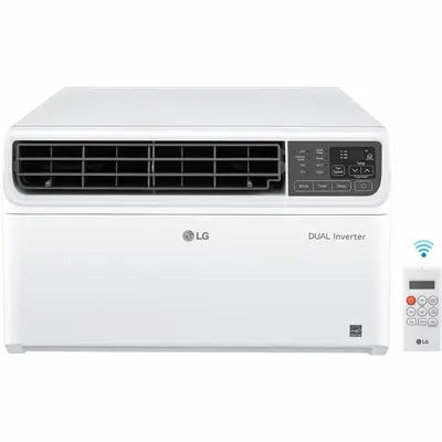 LG Window Air Conditioner: 400 sq ft – 450 sq ft, 10,000 BtuH, 115V AC, 5-15P - Residential-Grade Window ACs for Cooling Only