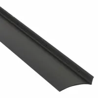 This metal leaf weatherstripping seals gaps around doors to block drafts, dust, and moisture. It features an aluminum flange and a silicone insert. Dimensions: 40 in length, 2-1/2 in width, 5/8 in height