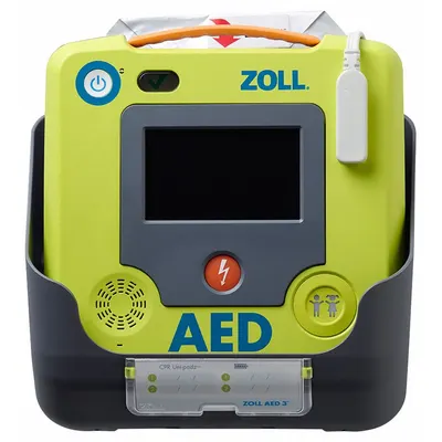 ZOLL Wall Mount Bracket: Wall Mount Bracket, Alarm Not Included, Plastic, Gray - Alarmed Wall Mounted Storage Cabinets for AEDs