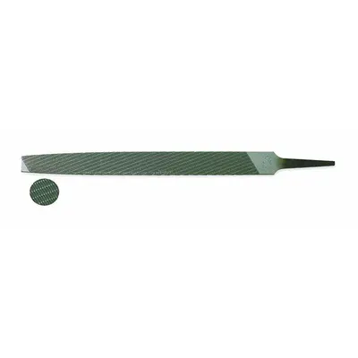 NICHOLSON Tapered Chip-Breaking Rectangular File, Second Cut, 12 in - Tapered Chip-Breaking Rectangular Files