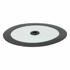 This follower plate is designed for use in industrial pumping and dispensing systems. It helps maintain consistent material flow and prevents cavitation in applications handling viscous fluids such as lubricants, adhesives, and sealants. Compatible with manufacturer model number 5NUE4.