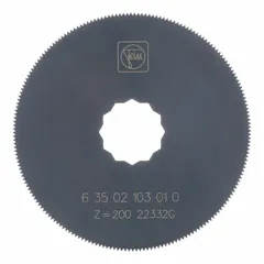 These 12-point mounted blades are designed for long cutting applications on metal. Each blade has an overall length of 1 1/8 in. The pack contains 2 blades.