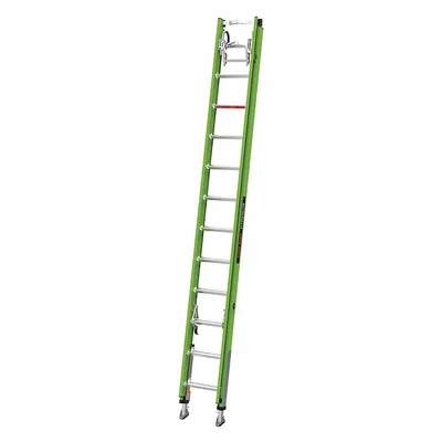 LITTLE GIANT 24 ft Cable Grab Non-Conductive Fiberglass Extension Ladder - Cable Grab Non-Conductive Fiberglass Extension Ladders