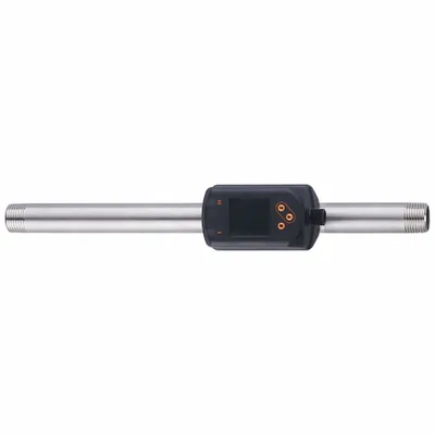 IFM Industrial Flowmeter: M12 Connector, 1/2 in NPT DN15, 152 mm, PNP/NPN - Industrial Flowmeters with Digital & Analog Output