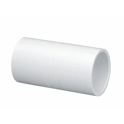 LASCO Pipe Coupling: Coupling Body, Schedule 40, PVC, 2 in x 2 in Size, Socket x Socket - Schedule 40 Pipe Fittings
