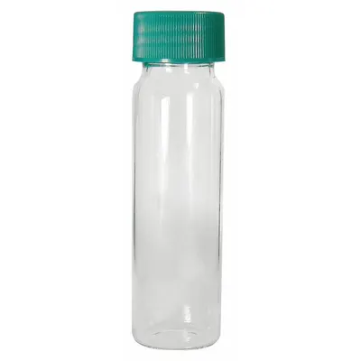 QORPAK Vial: 60 mL, Includes Closure, Thermoset, 27.5 mm Body Dia, Square, Colorless - Glass Sample Vials