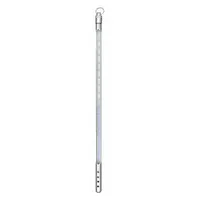 Partial-immersion liquid-in-glass thermometer with armored casing for laboratory and industrial temperature measurement. Range -20°C to 110°C, accuracy ±1°C, immersion depth 3 inches. Suitable for process monitoring and quality control applications requiring durable glass protection