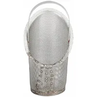 Replacement basket for 2-1/2 in Series Strainers. Constructed from 304 stainless steel with a length of 7.5625 inches. Used to filter debris from steam, water, or other process fluids in industrial piping systems
