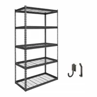 APPROVED VENDOR Metal Shelving: Standalone, Industrial, 36 in x 18 in, 72 in Overall Ht, 5 Shelves (MPN B-ATLAS361872-5H800)