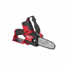 This 12 V battery-powered chainsaw features a rear handle design and an automatic chain oiler for consistent lubrication during operation. It is suited for light pruning, limbing, and cutting small branches in landscaping and tree maintenance tasks.