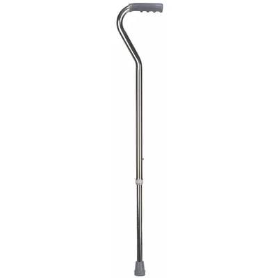 DMI Adjustable Cane: Adj Cane, Offset, Single, Vinyl, Locking Ring, 31 in – 40 in - Single-Tip Canes