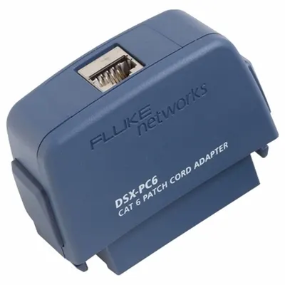 FLUKE NETWORKS Single Adapter: DSX-PC6 - Fluke Networks Copper Cable Testing Accessories
