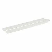 This spray tube directs water flow across the ice machine evaporator to form ice cubes evenly. It is a replacement part for maintaining consistent ice production in commercial ice machines