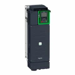 The SCHNEIDER Altivar ATV930D18M3 is a compact variable frequency drive from the ATV900 series, designed for three-phase induction motor speed and torque control. It features 25 hp output, IP21 protection, and no bypass, suitable for industrial applications such as conveyors, pumps, and fans.