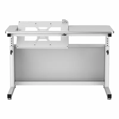 VERSADESK Standing Desk: White, Wood, 48 in Overall Wd, 24 in Overall Dp - Manual Adjustable-Height Desks
