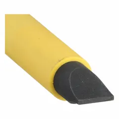 This insulated slotted screwdriver is designed for electrical work, providing protection when working on or near energized circuits. It features a 5/16 in tip size and an overall length of 11 3/4 in, suitable for turning slotted screws in panels, junction boxes, and similar equipment.