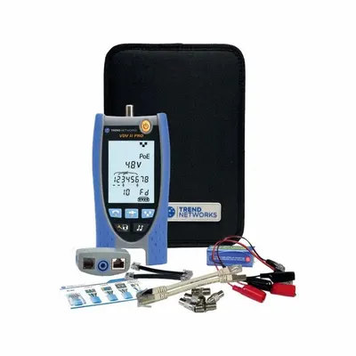 TREND NETWORKS Copper Cable Certifier: VDV II Pro, Base Model, R158005, Certification - Copper Cable Verification Testers