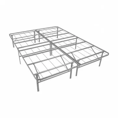 RIZE Bed Base: Full Fits Mattress Size, 74 in Overall Lg, 53 in Overall Wd, 14 in Overall Ht - Platform Bed Bases
