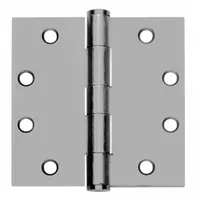 Full mortise-mount butt hinge with a 2-inch leaf width, constructed from steel. Features concealed bearing type and non-removable pin. Suitable for flush-mount door applications requiring a concealed bearing for smooth operation