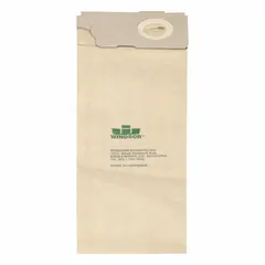 Dry-pickup, 3-ply paper vacuum bag designed for Karcher upright vacuums. Compatible with models using part numbers 1.012-606.0 and 1.012-607.0. Suitable for routine collection of dust and debris in commercial or industrial cleaning applications.