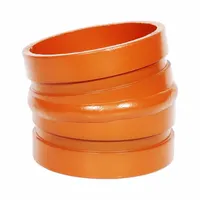 This GRUVLOK grooved pipe elbow features an 11 1/4° angle for gradual directional changes in piping systems. It has a 12 in x 12 in grooved x grooved connection, designed for use with 12-inch nominal pipe and mechanical couplings. Suitable for industrial applications such as fire protection, HVAC, and process piping