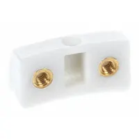 Adjustable shoe replacement part for HOBART A200C food mixer. Used to level and stabilize the mixer during operation, ensuring proper alignment of the bowl or attachment. Suitable for commercial kitchen environments
