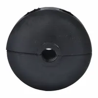 SPEEDAIRE Bumper Stop: Polypropylene/PVC, For 1/4 in Hose Dia, 1 5/8 in Hose Stop Overall Wd, Oval (MPN 6WA68-3)