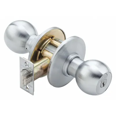 BEST Door Lockset: Storeroom Knob Locksets, Chrome