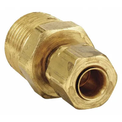 PARKER Self-Aligning Brass Compression Fitting - Self-Aligning Brass Compression Fittings